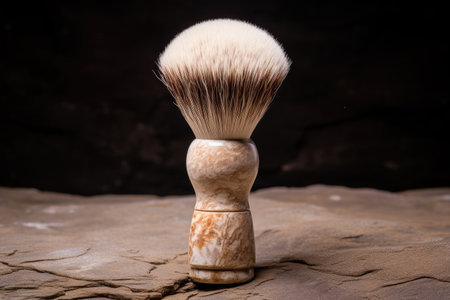 Tiny shaving brushの素材