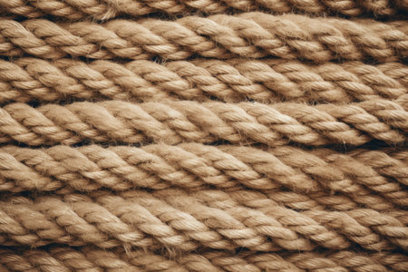 Vintage rope background has a beautiful textureの素材