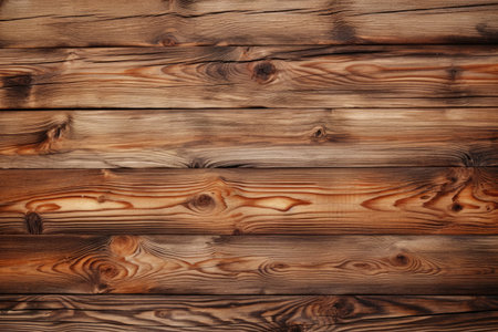 Wooden desk with a natural textureの素材