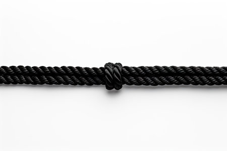 White isolated ropeの素材