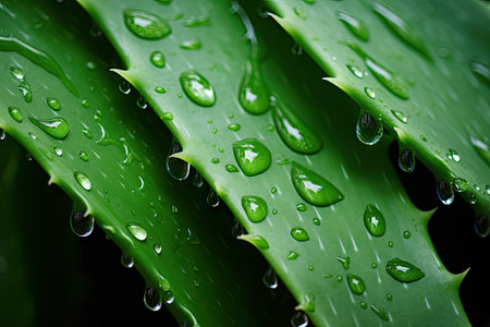 Aloe plant s leavesの素材