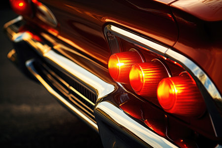 Rear car light informationの素材