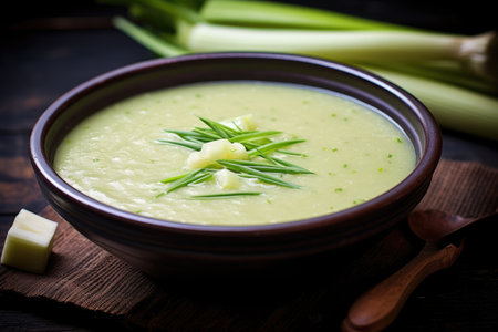 soup made with leekの素材