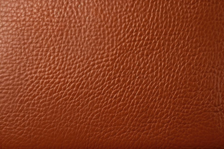Brown leather close-up or textureの素材