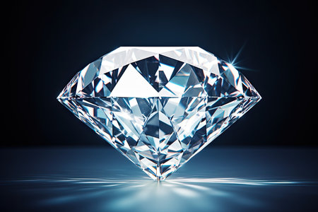 Sparkling gem on light surfaceの素材