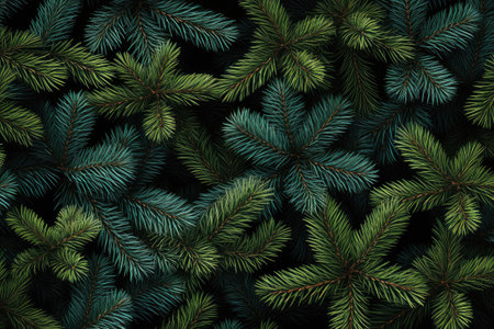 Christmas tree branch originsの素材