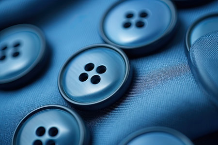Button pattern on a shirt.の素材