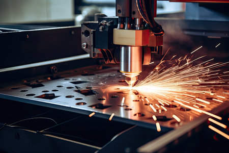 Precision CNC laser technology for high speed metal sheet cutting and welding utilizing a laser weldの素材