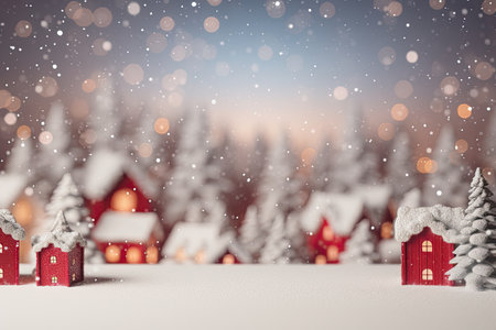 Christmas and New Year holidays backdropの素材