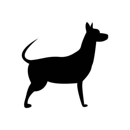 dog symbol of the new 2018 yearのイラスト素材