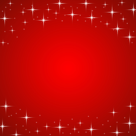 Red Christmas background with highlights and glitterのイラスト素材