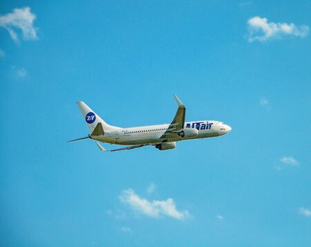 Sochi, Adler, Russia - October 8, 2018- Aircraft of UTair airlinesのeditorial素材