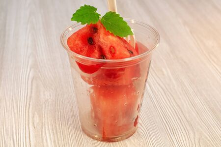 Ripe juicy watermelon for berry freshの写真素材