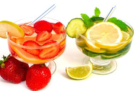 Detox water smoothie for cleansing the bodyの写真素材