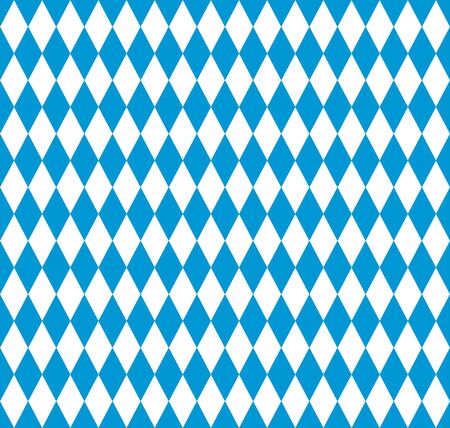 Bavarian flag seamless pattern for oktoberfest partyのイラスト素材