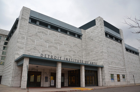 DETROIT, MI - DECEMBER 20:  The Detroit Institute of Arts, shown on December 20, 2014, is hosting an exhibit on Diego Rivera and Frida Kahlo.のeditorial素材
