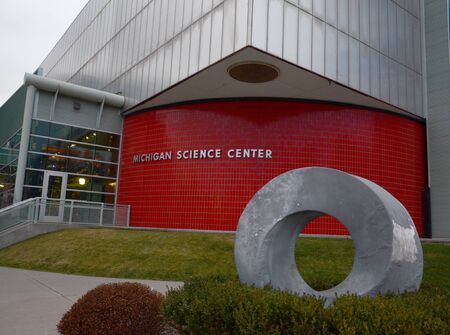 DETROIT, MI - DECEMBER 20:  The Michigan Science Center, shown on December 20, 2014, was recently granted 200,000 by Visteon Corp.のeditorial素材