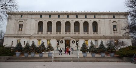 DETROIT, MI - DECEMBER 20:  The Detroit Public Library, shown on December 20, 2014, is opening a...