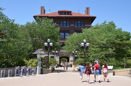 ANN ARBOR, MI / USA - JULY 2 2017: The University of Michigan, whose East Hall is shown here, celebrated its 150th anniversary in 2017.のeditorial素材