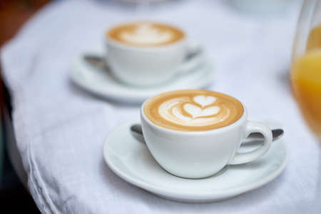 Beautiful coffee in the restaurant party celebrationの写真素材