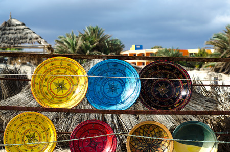 traditional tunis ceramics, Djerba, 07 Nov 2014のeditorial素材