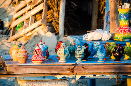 traditional tunis ceramics, Djerba, 07 Nov 2014のeditorial素材