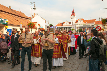 National festival of Czech Republic Star Boleslavのeditorial素材