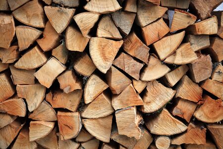 close up of cutted wood and placed on the wall