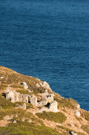 ruins of an ancient greek  temple in zante island greeceの写真素材