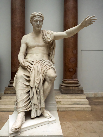 BERLIN, GERMANY - JANUARY 5 2016: Interior of the Pergamon Museum, situated on the Museum Island in Berlin. It's subdivided into the antiquity, the Middle East, and the museum of Islamic art.のeditorial素材