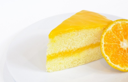 Fresh orange cakeの写真素材