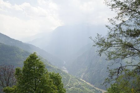 General View at Sikkim, Indiaの写真素材