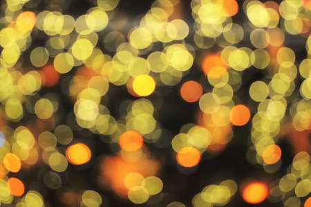 Abstract gold bokeh party background