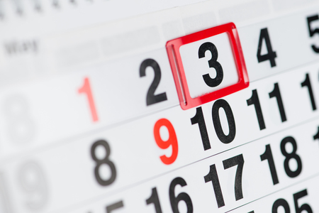 Calendar 2 Mayの写真素材