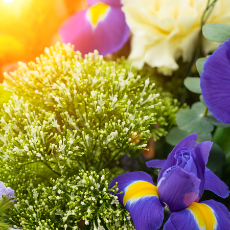 close-up flower bouquet, backgroundの写真素材