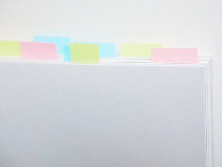 Book With Bookmarksの写真素材