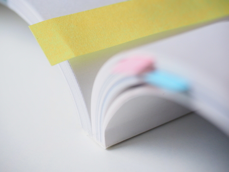 Book With Bookmarksの写真素材