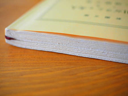 book and bookmarkの写真素材