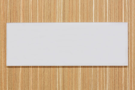 White Blank sign board on wood wall