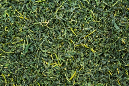 Green color mulberry tea from Thailandの写真素材