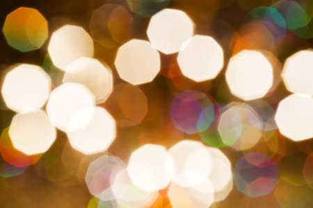 Abstract blur light bokeh, imagination conceptの写真素材