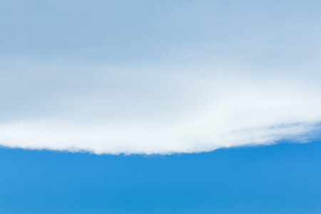 Abstract blue sky and white cloud, freedom concept