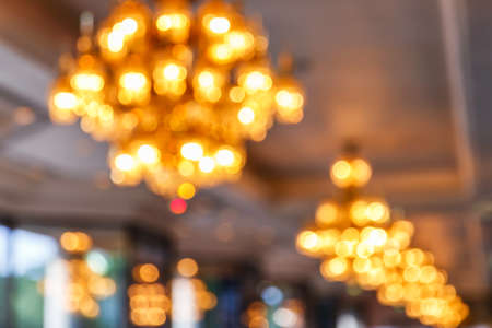 Colorful abstract defocused blur light bokeh backgroundの写真素材