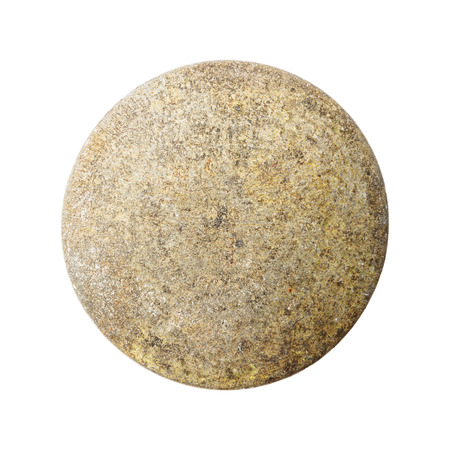 Close up old and rusty nut or screw headの写真素材