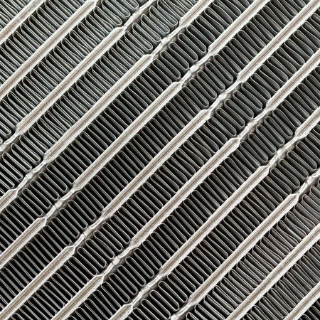 Close up car air conditioning condenser unit textureの写真素材