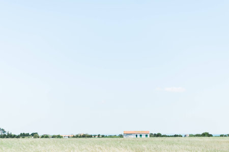 Stunning Clear Countryside on a hot summers dayの写真素材