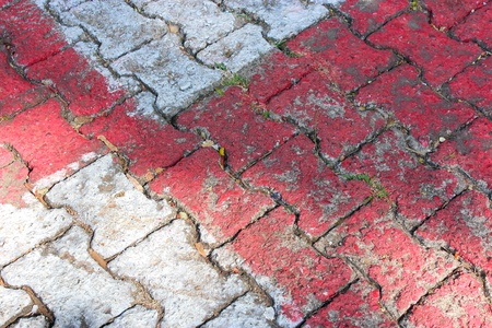 brick floor backgroundの写真素材