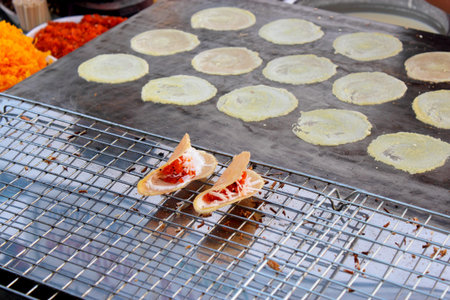 Thai crispy crepes