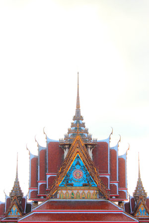 Buddhist church roof