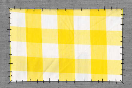 Background - cloth attached threadsの写真素材